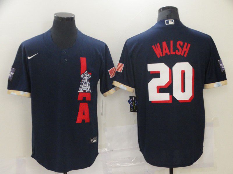 Men Los Angeles Angels #20 Walsh Blue 2021 All Star Game Nike MLB Jersey->baltimore ravens->NFL Jersey
